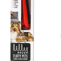 Cepillo removedor de pelos y pelusas Lilly Brush para que sus gatos y perros estén siempre libres de pelo., 1 unidad, Rojo - BESTMASCOTA.COM