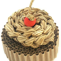 Winniguineapoo juguete para conejo cupcake juguete de cobayas accesorio de animales pequeños, regalo de chinchilla para mascotas pequeñas, hecho a mano en los Estados Unidos. - BESTMASCOTA.COM