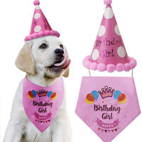 LUTER - Bandana de cumpleaños para perro, diseño de triángulo - BESTMASCOTA.COM