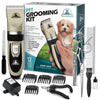 Pet Union Professional Dog Grooming Kit - Rechargeable, Cordless Pet Grooming Clippers & Complete Set of Dog Grooming Tools. Low Noise & Suitable for Dogs, Cats and Other Pets