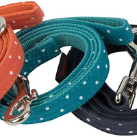 puppia para-al1529-ny-m azul marino lunares plomo II pet-leashes, mediano - BESTMASCOTA.COM