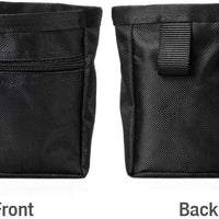 Zacro Bolsa de entrenamiento de perros con correa ajustable con correa ajustable y un juego de clicker para entrenar, m, Negro - BESTMASCOTA.COM