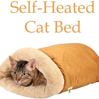 Pet Magasin Cama térmica para gatos, autocalentamiento, estilo cueva, cuatro vías, ajustado. - BESTMASCOTA.COM