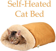 Pet Magasin Cama térmica para gatos, autocalentamiento, estilo cueva, cuatro vías, ajustado. - BESTMASCOTA.COM