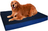 Dogbed4less Premium Memory Foam Dog Bed, Pressure-Relief Orthopedic | Waterproof Case, Washable Durable Denim Cover and Bonus 2nd External Cover, 7 Sizes, Blue - BESTMASCOTA.COM