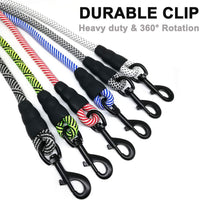 Correa para perro MayPaw resistente, de nailon de 1/2 x 6 pies, con asa acolchada suave y gruesa para perros grandes y medianos - BESTMASCOTA.COM