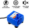 Veken Bomba de repuesto para fuente de agua para gato, fuente de mascotas, ultra silenciosa, larga vida útil, bomba de agua con adaptador y cable de alimentación de 6 pies - BESTMASCOTA.COM
