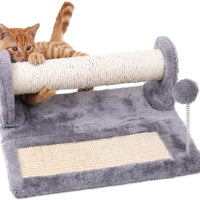 Pawz - Poste y almohadilla para rascar gatos de carretera, con revestimiento de sisal, postes y almohadillas con pelota de juego, ideal para gatitos y gatos - BESTMASCOTA.COM