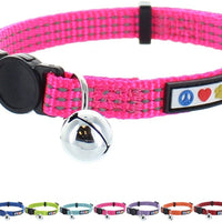 Pawtitas - Collar reflectante para gato con hebilla de seguridad extraíble - BESTMASCOTA.COM