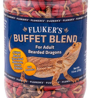 Fluker's 76041 - Mezcla de buffet para adultos, fórmula de dragón barbudo, 2.9oz - BESTMASCOTA.COM