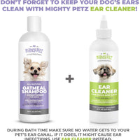 Champú y acondicionador 2 en 1 para perros de avena – Alivio natural para pieles irritadas, secas y sensibles con aloe vera calmante + soda para hornear + pH equilibrado. Get Smelly Dogs Abrigo fresco e hidratado, 16 oz - BESTMASCOTA.COM