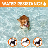 MONTAUR Collar de corteza de perro – sin vibración y sin sonido para perros – 7 niveles de sensibilidad anti ladridos – Collar de control de ladridos – 100% impermeable sin corteza, L, M, S, Anaranjado/azul - BESTMASCOTA.COM