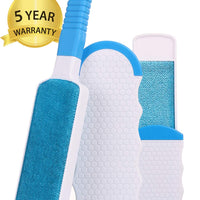 Cepillo removedor de pelo para mascotas, cepillo para pelusas, removedor de pelusas, removedor de pelo y pelusas, removedor de pelo para perros y gatos, cepillo de doble cara con base autolimpiable para muebles de asiento de coche - BESTMASCOTA.COM