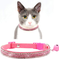 Teemerryca - Collar, diseño de lazo con brillantes, color rosa - BESTMASCOTA.COM