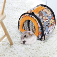 CROWNY - Bolsa transportadora de hámster con correa transpirable y portátil para hámster, erizo, ardilla ratones, ratas, azucarera, etc., Dibujos animados a - BESTMASCOTA.COM