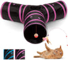 All Prime Cat Tunnel- También se incluye un juguete interactivo para gatos (valor de 5 dólares), juguetes para gatos, túneles para gatos de interior, tubo para gatos, túnel plegable de 3 vías, gran juguete para gatos y conejos - BESTMASCOTA.COM