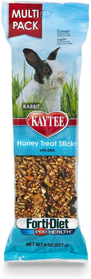 Kaytee Forti-Diet Pro Health Rabbit Treat, Honey Treat Stick Value Pack, 8-Ounce - BESTMASCOTA.COM