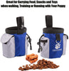 ZEXHOM Dog Treat Pouch, Portable Dog Training Bag with Belt Clip, Drawstring Design Training Pouch with Dog Bag Dispenser, Perfect Food Snack Storage Holder for Puppy Training and Walking - BESTMASCOTA.COM