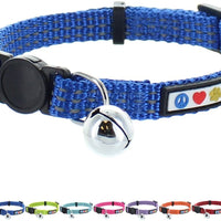 Pawtitas - Collar reflectante para gato con hebilla de seguridad extraíble - BESTMASCOTA.COM