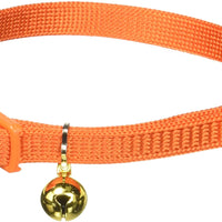 Coastal Pet Products ccp7001sso Nylon Safe gato ajustable collar de retención con campanas, Sunset Orange - BESTMASCOTA.COM
