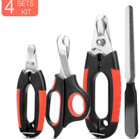 Kissin - Cortaúñas para perros, protección de seguridad rápida para evitar cortes en exceso, cortaúñas de acero inoxidable 4 en 1, para mascotas, profesional y seguro - BESTMASCOTA.COM