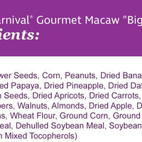 F.M. Brown's Tropical Carnival Gourmet Macaw Food Big Bites for Big Beaks, Vitamin-Nutrient Fortified Daily Diet with Probiotics for Digestive Health - BESTMASCOTA.COM