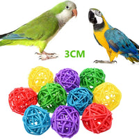 Anteer - 12 paquetes de juguetes para masticar loros y pájaros, para colgar pájaros, jaulas de juguete, apto para pequeños periquitos, cacatúas, conuras, pinzones, guacamayos, loros, pájaros del amor - BESTMASCOTA.COM