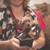 Critter Cuddler Small Animal Carrier and Bonding Pouch Anti-Anxiety Interactive Play Exercise Ring Therapeutic for Pet & Handler Small Dog Cat Hedgehog Puppy Travel Sling - Made in USA (Woodland) - BESTMASCOTA.COM