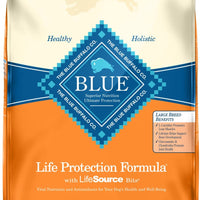 Blue Buffalo Life Protection Formula Large Breed Dog Food – Natural Dry Dog Food for Adult Dogs – Chicken and Brown Rice – 15 lb. Bag - BESTMASCOTA.COM
