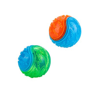 Pet President TPR LED Light Up and Squeaky 2.5 in Pet Ball Pet Supplies (2 unidades) - BESTMASCOTA.COM