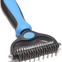 Maxpower Planet cepillo de aseo para mascotas – Doble cara para descamación y descamación de pelaje de rastrillo para perros y gatos, extra ancho - BESTMASCOTA.COM