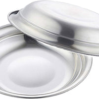 VENTION Global Wansheng - Plato de comida para gatos, cuencos de acero inoxidable para mascotas, plato poco profundo para gatos, cuencos de comida para perros, 10-42 onzas - BESTMASCOTA.COM