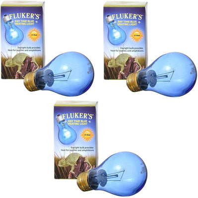 Fluker de 25 W, luz de día Reptil Azul Bombillas (3 Pack) - BESTMASCOTA.COM