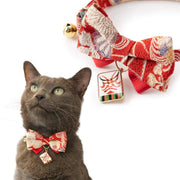 Necoichi Kabuki - Corbata de lazo, collar para gato - BESTMASCOTA.COM