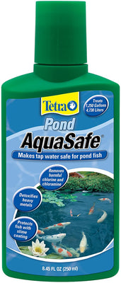 TetraPond AquaSafe Acondicionador de agua, hace que el grifo sea seguro para estanques - BESTMASCOTA.COM