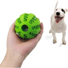 TOY IQ pelota para perros y gatos [objeto Dental] [Resistente a mordidas] Durable No tóxico- sin BPA potente limpiador de dientes Juguete de perros bolas para mascotas entrenamiento CI/juegos/masticación, goma suave, rebota, tamaño de la bola de tenis - BESTMASCOTA.COM