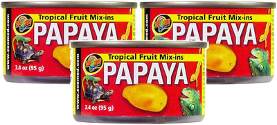 Zoo Med - Juego de 3 mezcladores de frutas tropicales para alimentos de papaya y reptiles, 9,4 ml cada uno - BESTMASCOTA.COM