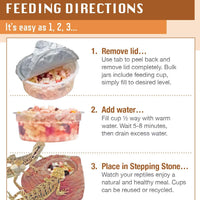 Saludable Herp instantánea comida caja tortuga alimentos Bulk (5.07 oz/143.73 G) - BESTMASCOTA.COM