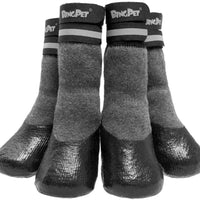 BINGPET - Calcetines para perro, para suelos de madera dura, antideslizantes, impermeables, con correas reflectantes, control de tracción - BESTMASCOTA.COM