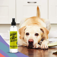 Spray profesional anti mascadas para perros y cachorros, sin alcohol, disipador amargo más poderoso, 8 onzas - BESTMASCOTA.COM