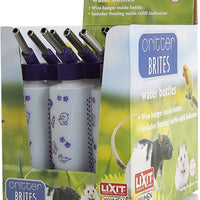 Lixit Corporation SLX0537 6-Pack Critter Brites Small Animal Water Bottles, 32-Ounce, Day Glow - BESTMASCOTA.COM