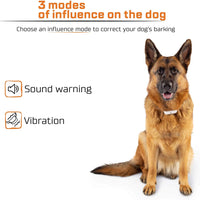 RUFF BOYZ collar de corteza para perros grandes, perros pequeños y medianos – Collar de corteza recargable con advertencia de sonido y control de vibración, Blanco - BESTMASCOTA.COM