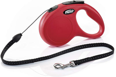 Flexi New Classic - Correa retráctil para perro (tamaño pequeño, color rojo - BESTMASCOTA.COM