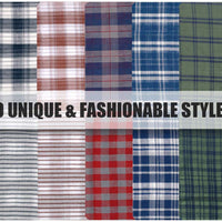 WanKoo Bandanas para perro, paquete de 5, reversible, a cuadros, para perros, bufanda, pañuelo lavable triángulo para perros pequeños, medianos y grandes - BESTMASCOTA.COM