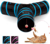 All Prime Cat Tunnel- También se incluye un juguete interactivo para gatos (valor de 5 dólares), juguetes para gatos, túneles para gatos de interior, tubo para gatos, túnel plegable de 3 vías, gran juguete para gatos y conejos - BESTMASCOTA.COM