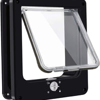 URBEST puertas para gatos, (versión mejorada) puerta magnética para mascotas con 4 vías de bloqueo giratorio para gatos, gatitos y gatitos - BESTMASCOTA.COM