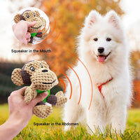 Juguete para perro Raffaelo, juguete de peluche, juguete de peluche para perro, juguete de masticar con espátula, limpieza de dientes para cachorros, perros pequeños y medianos - BESTMASCOTA.COM