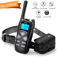 YISENCE collar de entrenamiento para perro, collar de choque con mando a distancia de 2,000.0 ft para perros IPX7 resistente al agua recargable con pitido 99 niveles vibrar modos de choque para perros pequeños, tamaño mediano grande - BESTMASCOTA.COM