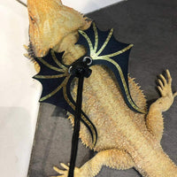 Vehomy 3 paquetes de arnés y correa de dragón barbudo ajustable (S, M, L) suave correa de piel para reptiles para anfibios y otros animales de mascotas pequeños - BESTMASCOTA.COM