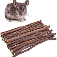 Wobe - Juego de 8 juguetes de chinchilla para ratas, conejos, conejos, gerbil y molar, de madera natural, pino de pino, para hacer ejercicios, pelotas de mascotas pequeñas - BESTMASCOTA.COM